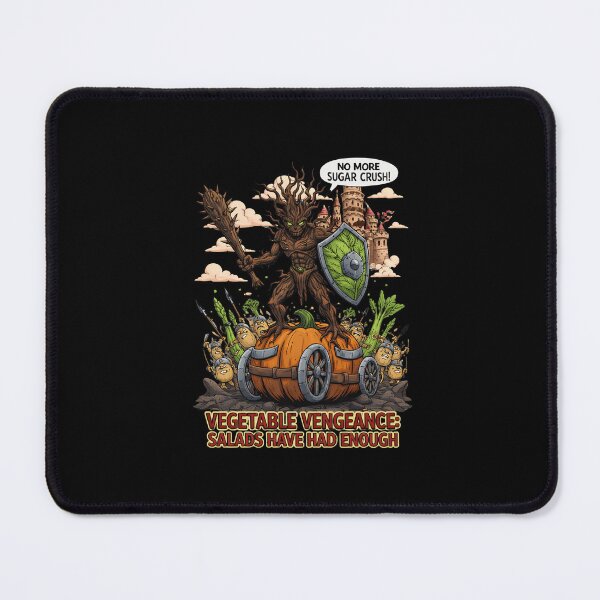 Item preview, Vegetable Vengeance Funny Salad T-Shirt | Epic Vegan Warrior Graphic designed and sold by Cree8if.
