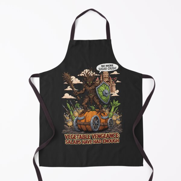 Item preview, Vegetable Vengeance Funny Salad T-Shirt | Epic Vegan Warrior Graphic designed and sold by Cree8if.