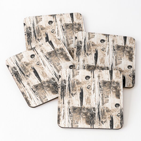Item preview, Abstract Grunge Magical Forest in Monochromatic Sepia designed and sold by Artistestella.