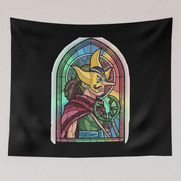 Item preview, Usopp One Piece Sogeking Rainbow Stained Glass designed and sold by mildaclairmo.