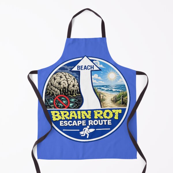 Item preview, Brain Rot Escape Route - Evacuate to the Beach designed and sold by shorethings.