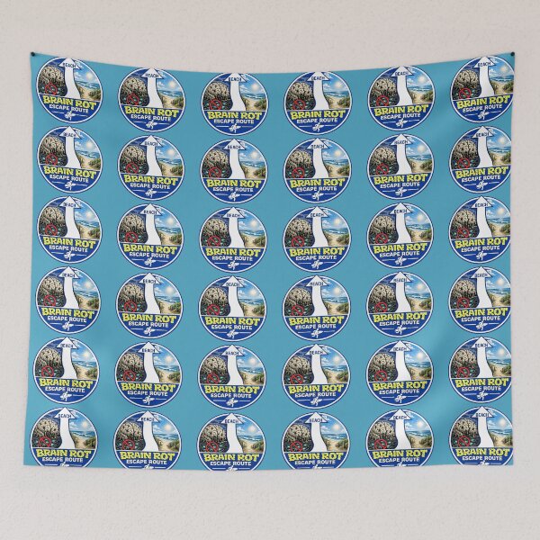 Item preview, Brain Rot Escape Route - Evacuate to the Beach designed and sold by shorethings.