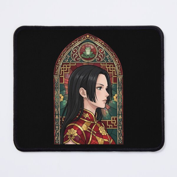 Item preview, Boa Hancock One Piece Floral Qipao Stained Glass designed and sold by mildaclairmo.