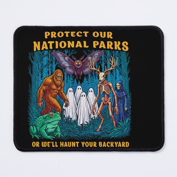 Item preview, Retro Cryptid National Park designed and sold by TeeARTHY.