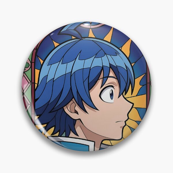 Item preview, Clara Valac Iruma kun Celestial Stained Glass Portrait designed and sold by mildaclairmo.