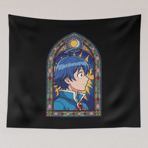 Item preview, Clara Valac Iruma kun Celestial Stained Glass Portrait designed and sold by mildaclairmo.
