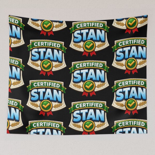 Item preview, Certified Stan Funny Fan Culture Badge designed and sold by TeeTimeTreasure.