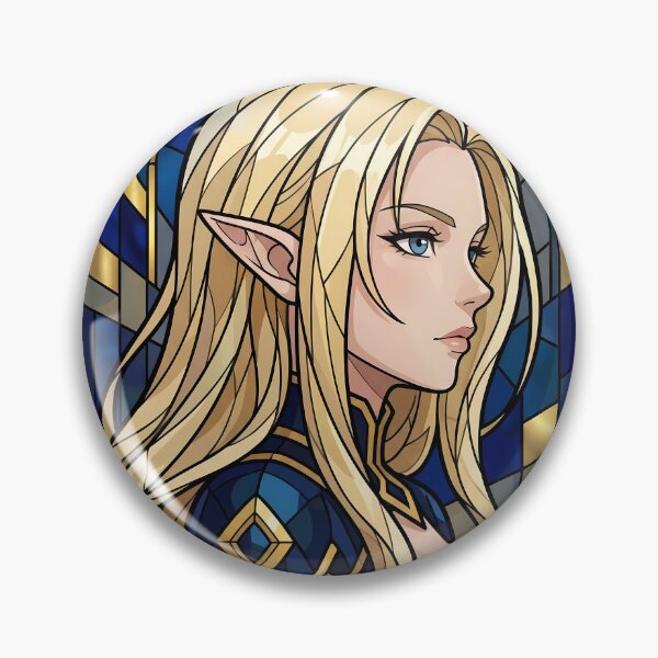 Item preview, Alpha The Eminence in Shadow Noble Stained Glass Anime Girl designed and sold by mildaclairmo.