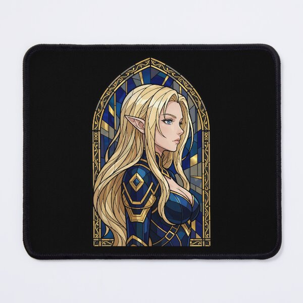 Item preview, Alpha The Eminence in Shadow Noble Stained Glass Anime Girl designed and sold by mildaclairmo.