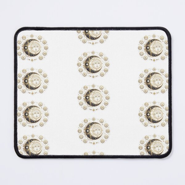 Item preview, Celestial Mystic Moon with Zodiac Symbols - Gold Tarot Style designed and sold by AidaAviles.