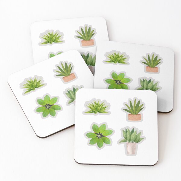 Item preview, Aesthetic Watercolor Houseplants Sticker Pack designed and sold by KAWAII STUDIO NB.