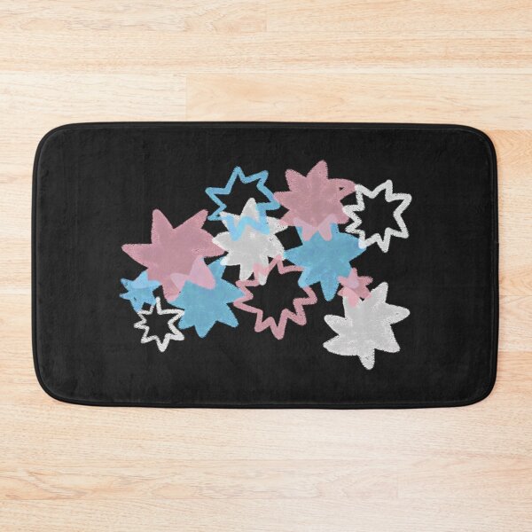 Item preview, Transexual Starry Pride Flag Art | Pink, Blue and White Star Burst Design designed and sold by ghostieking.
