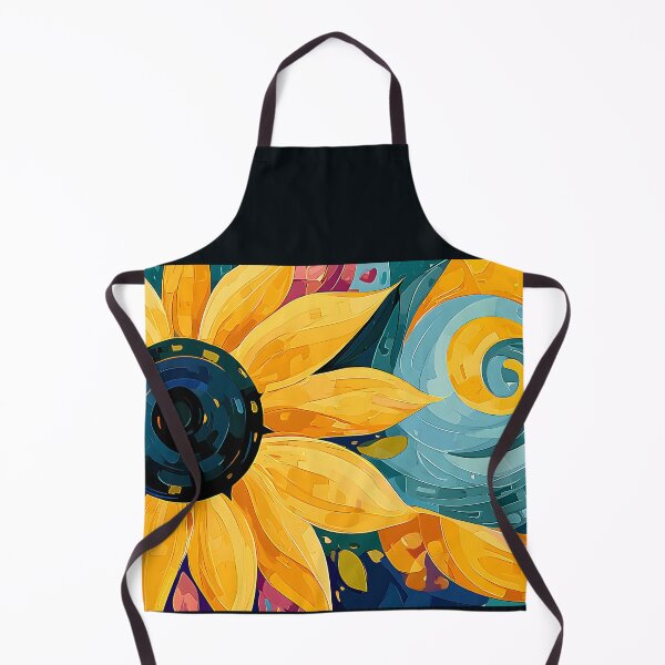 Item preview, Solar Bloom Awakening - A Sunflower in Motion Wrapped in Abstract Color and Spiraling Creative Light designed and sold by OlfactoART Studio.