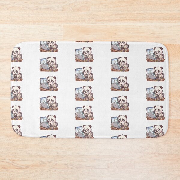 Item preview, Cute Panda Crying in the Office - Corporate Burnout Meme designed and sold by AidaAviles.