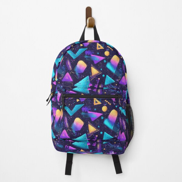 Item preview, 80s 90s Retro Geometric Abstract Neon Pattern designed and sold by NicolasGlowArt.