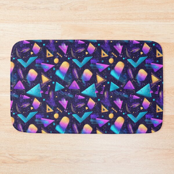 Item preview, 80s 90s Retro Geometric Abstract Neon Pattern designed and sold by NicolasGlowArt.