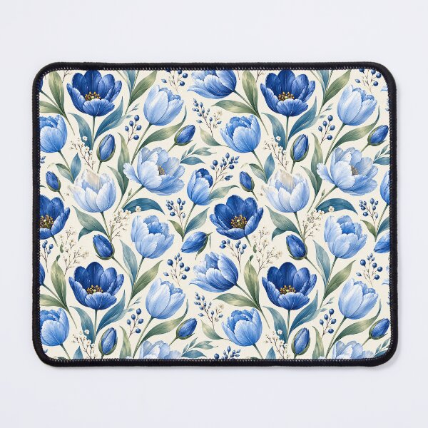 Item preview, blue flowers designed and sold by RsseMry.
