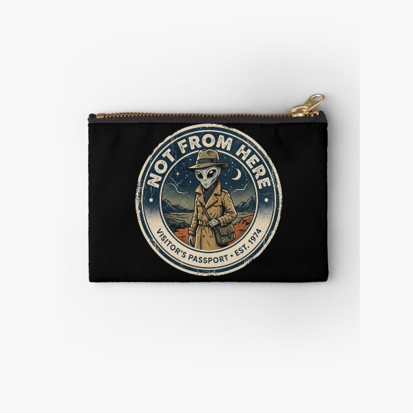 Item preview, Not From Here - Vintage Alien Visitor Passport Retro Travel designed and sold by Cary-s.