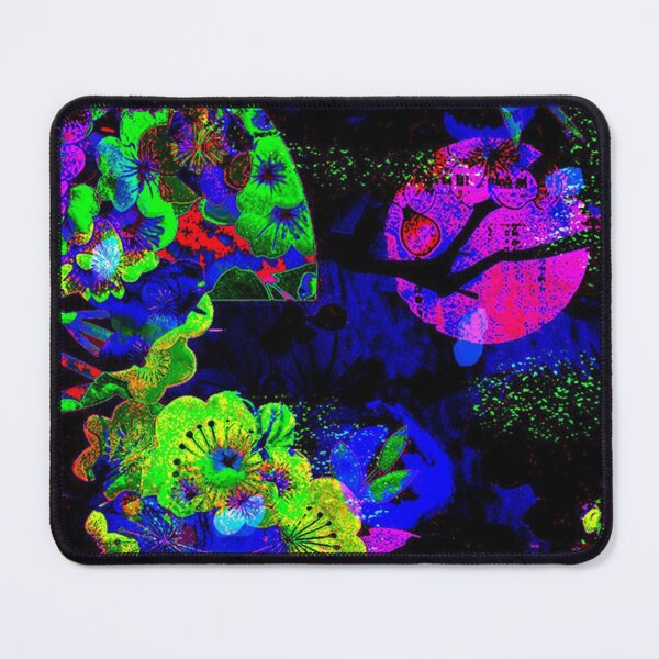 Item preview, Midnight Botanical Vase – Vibrant Edition | Abstract Floral Collage Art designed and sold by BatNature.