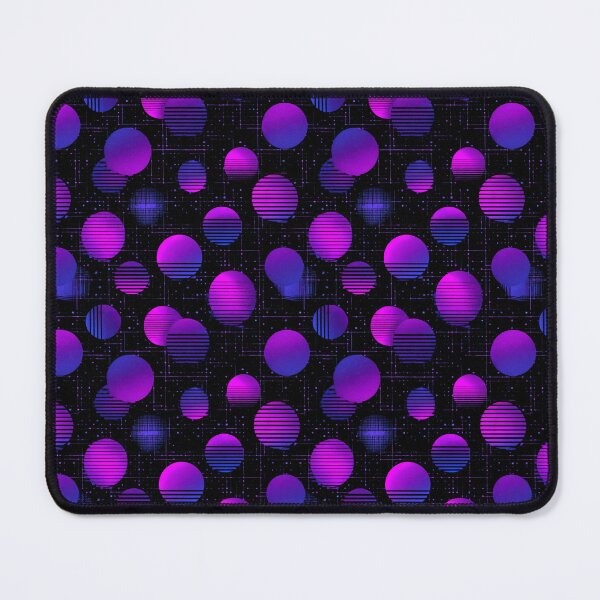 Item preview, Synthwave Retro 80s Circles Vaporwave Aesthetic designed and sold by NicolasGlowArt.