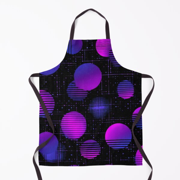 Item preview, Synthwave Retro 80s Circles Vaporwave Aesthetic designed and sold by NicolasGlowArt.