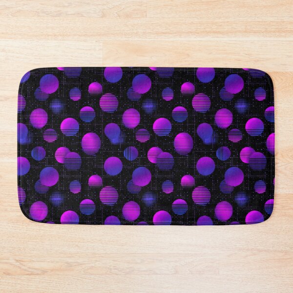 Item preview, Synthwave Retro 80s Circles Vaporwave Aesthetic designed and sold by NicolasGlowArt.