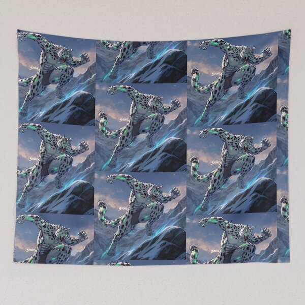 Item preview, Anime Snow Leopard Nature Fantasy Art Design designed and sold by DervoTeck2767.