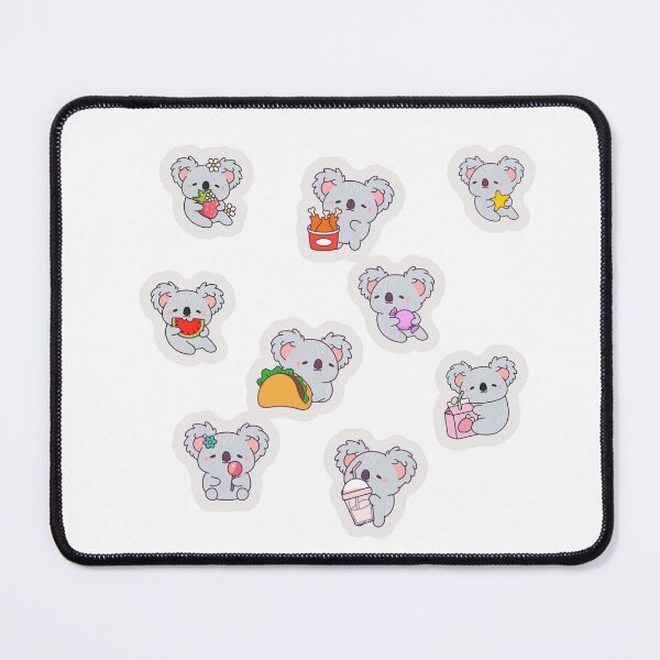 Item preview, cute kawaii koala sticker pack set  designed and sold by KAWAII STUDIO NB.