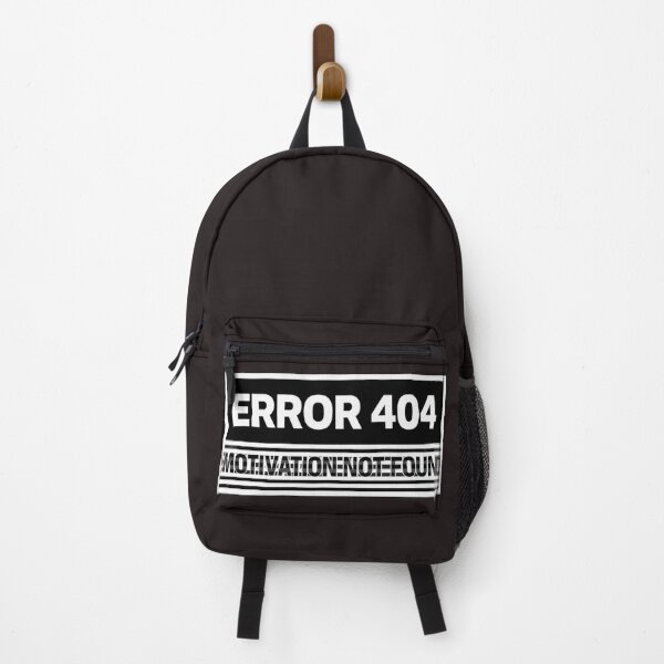 Item preview, Funny Motivation Sticker — ERROR 404 Motivation Not Found Relatable Dark Humor Laptop Decal Programmer Gen Z Gift designed and sold by AMBAYK.