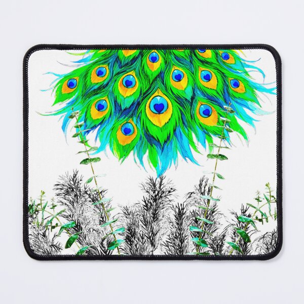 Item preview, HEART OF THE PEACOCK GARDEN – CELESTIAL BOTANICA SERIES designed and sold by WheelieGdArt.