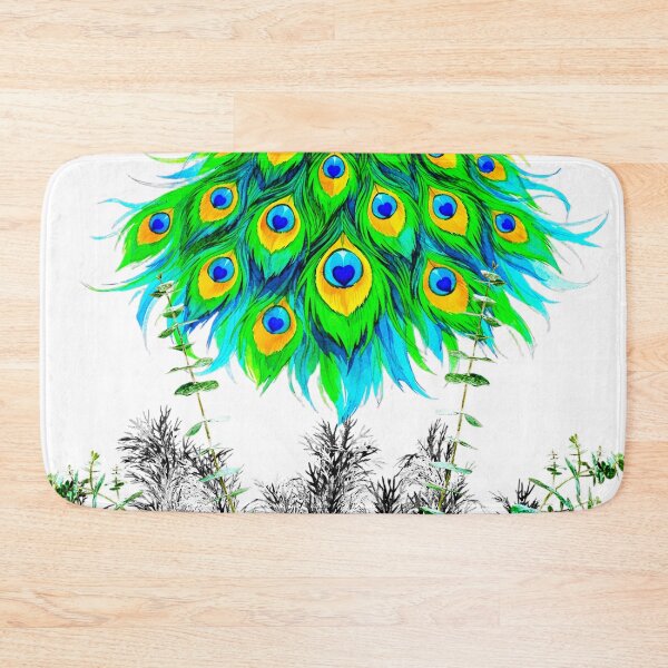 Item preview, HEART OF THE PEACOCK GARDEN – CELESTIAL BOTANICA SERIES designed and sold by WheelieGdArt.