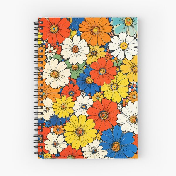 Item preview, Retro 1960's Hippie Colorful Flower Power Pattern Designs designed and sold by DEC02.