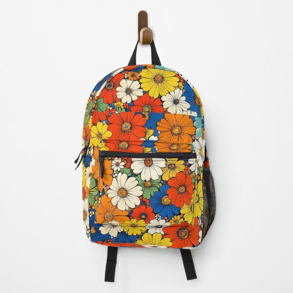 Item preview, Retro 1960's Hippie Colorful Flower Power Pattern Designs designed and sold by DEC02.