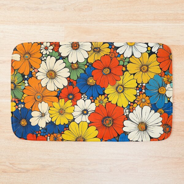 Item preview, Retro 1960's Hippie Colorful Flower Power Pattern Designs designed and sold by DEC02.