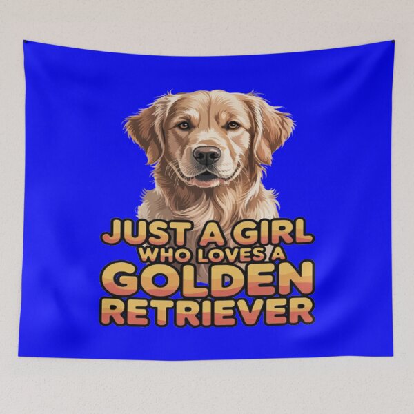 Item preview, Just A Girl Who Loves A Golden Retriever Pet Owner Design designed and sold by fantasticdesign.