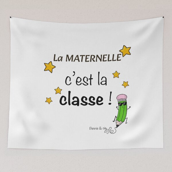 Item preview, Kindergarten is awesome – funny illustration for back to school designed and sold by Pennie & cie.