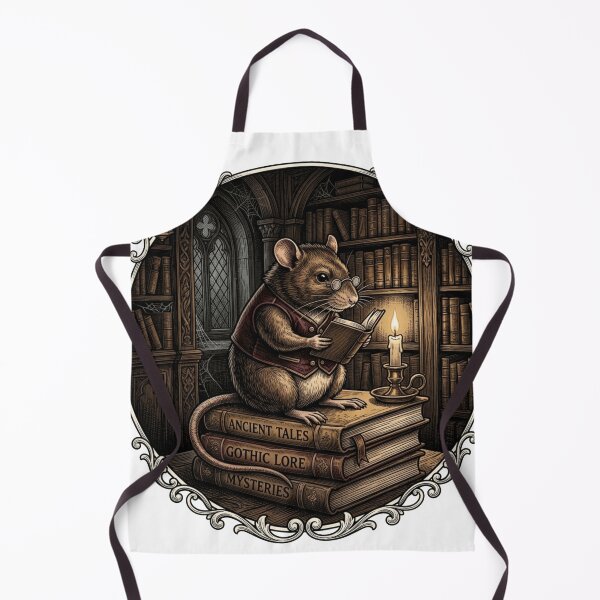 Item preview, Bookish Rat Dark Academia Library Victorian Gothic designed and sold by Retro Mood Co.