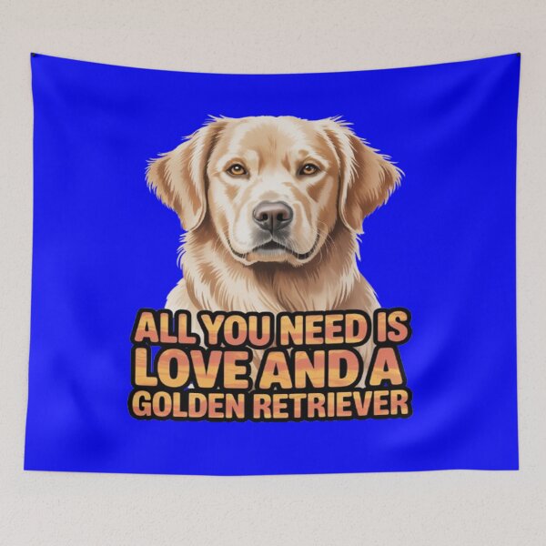 Item preview, Pet Owner Design All You Need Is Love And A Golden Retriever designed and sold by fantasticdesign.