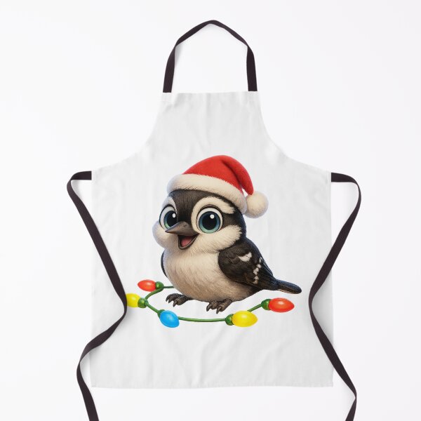 Item preview, Christmas Downy Woodpecker designed and sold by Sillytoe.
