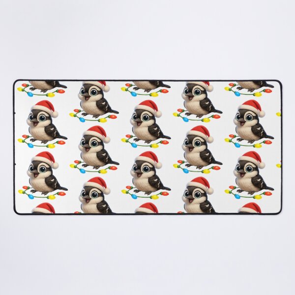 Item preview, Christmas Downy Woodpecker designed and sold by Sillytoe.