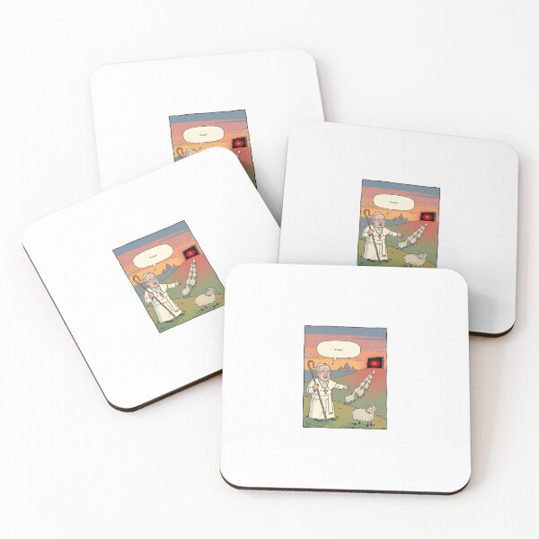 Item preview, Pope lookin' at sheep. designed and sold by Public Domain Poacher.