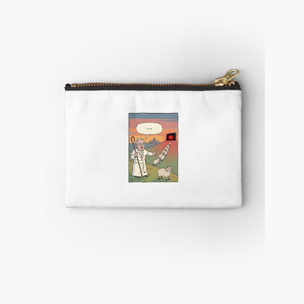 Item preview, Pope lookin' at sheep. designed and sold by Public Domain Poacher.