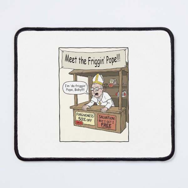 Item preview, Meet the Friggin' Pope!!! designed and sold by Public Domain Poacher.