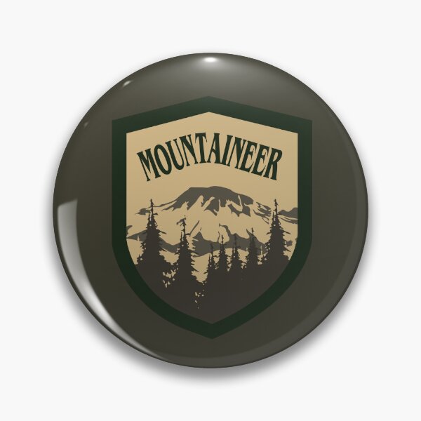 Item preview, Mountaineer Badge designed and sold by ArtFromLucy.