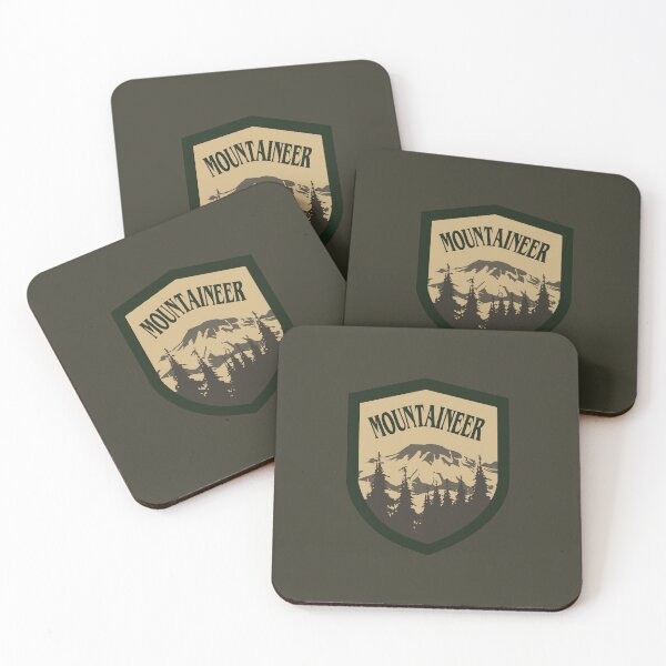 Item preview, Mountaineer Badge designed and sold by ArtFromLucy.