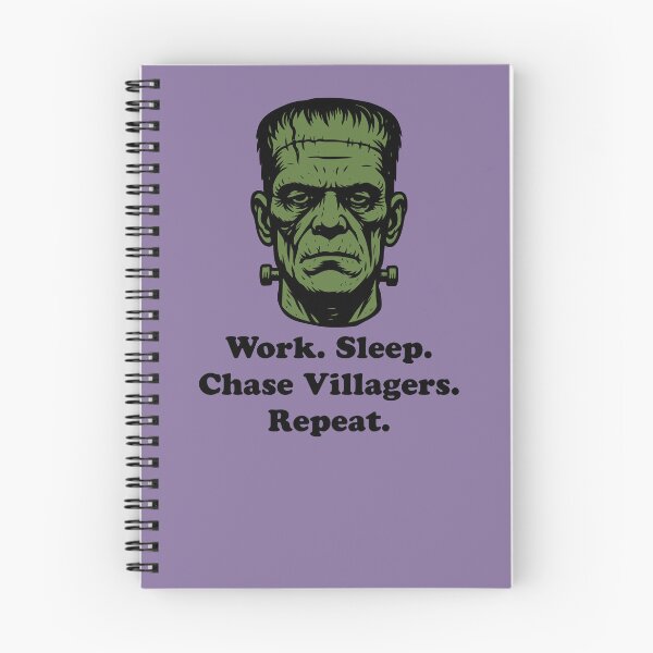 Item preview, Frankenstein Monster Work Sleep Chase Villagers designed and sold by d247.
