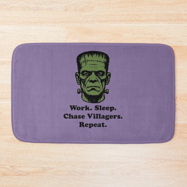 Item preview, Frankenstein Monster Work Sleep Chase Villagers designed and sold by d247.