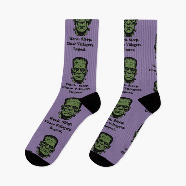 Item preview, Frankenstein Monster Work Sleep Chase Villagers designed and sold by d247.