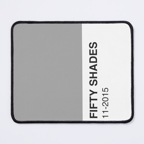 Item preview, Fifty Shades Movie Book Gray Colour Swatch - Full Width designed and sold by The Colourful Game.