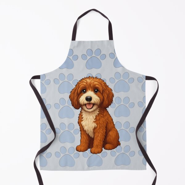 Item preview, Leo the doodle paw print wallpaper designed and sold by Doodles Down South.